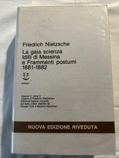 Friedrich nietzsche gaia usato  Pontassieve