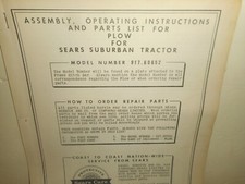Sears suburban tractor for sale  Pawtucket