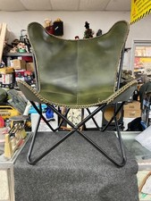 Leather butterfly chair for sale  Daleville