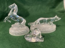 Pieces crystal glass for sale  BEDFORD
