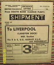 liverpool docks for sale  RICHMOND