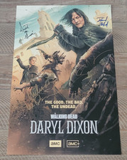 SDCC 2025 THE WALKING DEAD DARYL DIXON 11 X 17 PÔSTER / IMPRESSÃO *ELENCO ASSINADO!!* comprar usado  Enviando para Brazil