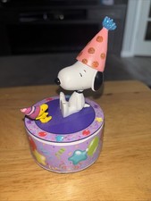 Caixa de música 2012 Snoopy Peanuts feliz aniversário comprar usado  Enviando para Brazil