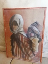 Tableau portrait pastel d'occasion  Argelès-sur-Mer