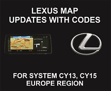 Actualización de mapa de navegación Lexus, para generación 8 y 9, CY13, CY15, región de Europa segunda mano  Embacar hacia Mexico