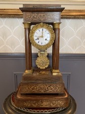 Pendule portique noyer d'occasion  Le Perreux-sur-Marne
