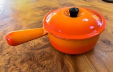 Small orange enamelled for sale  WOODHALL SPA