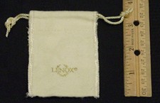 BOLSA/BOLSA DE JOIAS DE FELTRO COR MARFIM LENOX 3 1/2" x 2 1/2" NOVA comprar usado  Enviando para Brazil