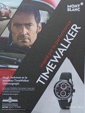 Anúncio vintage com estampa de caneta Mont Blanc!! " RELÓGIO TIMEWALKER " comprar usado  Enviando para Brazil