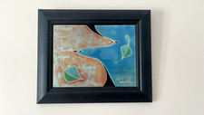 Céramique bleu tableau d'occasion  Paris X