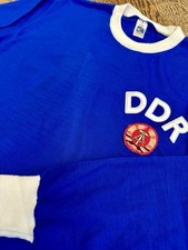 Maglia Calcio Vintage Germania Est DDR, anni 70, n. 7 replica Jürgen Pommerenke na sprzedaż  Wysyłka do Poland