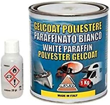 Gelcoat pararaffinato bianco usato  Italia