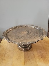 Baroque silverplate cake for sale  Ogdensburg