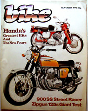 Bike magazine nov for sale  LONDON
