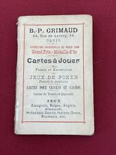 1902 grimaud rules d'occasion  Expédié en Belgium