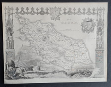 Antique map isle for sale  ROMFORD