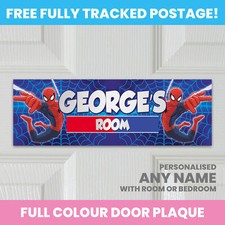 Spiderman personalised door for sale Spiderman personalised door for sale  LEIGH