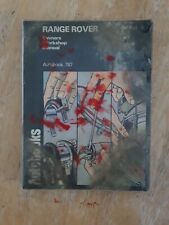Range rover autobooks for sale  WEMBLEY
