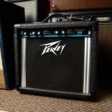 Amplificador de guitarra Peavey Rage 158 listra azul-petróleo 15 Watts fabricado nos EUA comprar usado  Enviando para Brazil