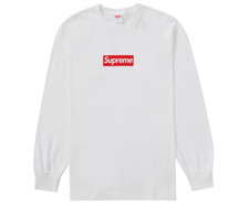 Camiseta masculina Supreme logotipo caixa branca/BOGO L/S GG 100% autêntica FW20T15 nova em folha comprar usado  Enviando para Brazil