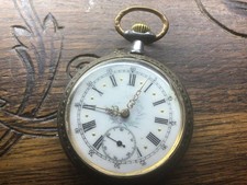 Montre gousset émaillée d'occasion  Cuise-la-Motte