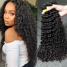 Pacotes de cabelo humano onda cabelo encaracolado cabelo humano natural ondas profundas comprar usado  Enviando para Brazil