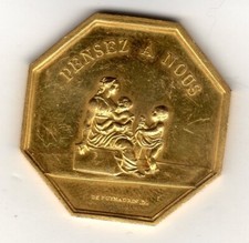 Médaille jeton pensez d'occasion  Paris I