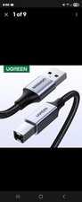 Cabo de impressora USB UGREEN USB 3.0 tipo B macho para macho para Canon DAC Epson HP, usado comprar usado  Enviando para Brazil