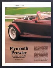 1993 plymouth prowler for sale  Skippack