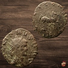 Moeda romana tardia Antoninianus - Gallienus - Zoo Series Pegasus SOLI CONS AVG@J943 comprar usado  Enviando para Brazil