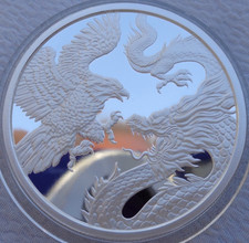 1 oz. 2025 TRADE WAR Silver Shield Mini-Mintage provas .999 prata fina comprar usado  Enviando para Brazil