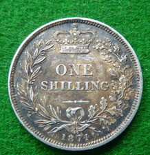 1874 victoria shilling for sale  PETERBOROUGH