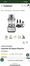 Cuisinart fp1300su expert for sale  BURTON-ON-TRENT