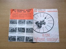 PRÉ USADO MASSEY - FERGUSON É O TRATOR MAIS LEVE COLORIDO AGRICULTURA BROCHURA RARA comprar usado  Enviando para Brazil