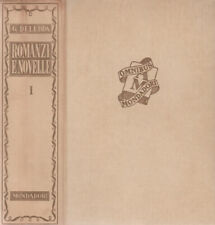 Romanzi novelle. vol. usato  Italia