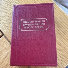 Spanish english dictionary for sale  BEDALE
