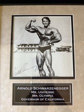 Arnold schwarzenegger signed for sale  Modesto