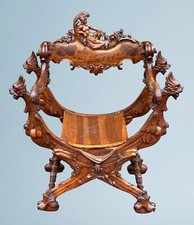 Italian carved walnut for sale  CONSETT