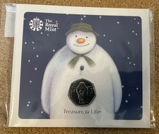 Snowman 50p fifty for sale  BRISTOL