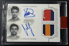 CARLOS SAINZ LANDO NORRIS 2020 Topps Dynasty Formula 1 F1 McLaren PATCH Auto /10 comprar usado CARLOS SAINZ LANDO NORRIS 2020 Topps Dynasty Formula 1 F1 McLaren PATCH Auto /10 comprar usado  Enviando para Brazil