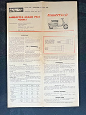 Lambretta concessionaires appr for sale  WESTON-SUPER-MARE