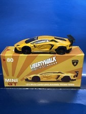 Usado, MiniGT #80 LBWorks Liberty Walk Lamborghini Aventador amarelo vulcão comprar usado  Enviando para Brazil