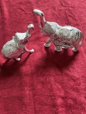 Two silver elephant for sale  SALE