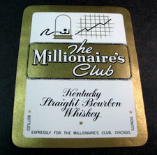 Etiqueta de uísque antiga vintage The Millionaire's Club JH1 comprar usado  Enviando para Brazil