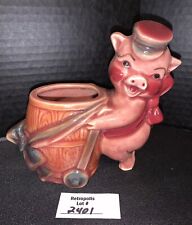 Ceramic pink pig for sale  Edmond
