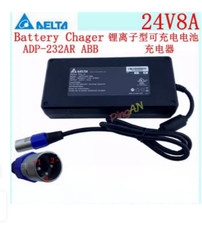 Adaptador carregador de bateria de íon de lítio Delta 24V8A ADP-232AR ABB porta redonda 3 pinos comprar usado  Enviando para Brazil