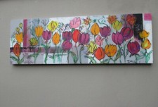 Acrylmalerei leinwand 150x50cm gebraucht kaufen  Düsseldorf