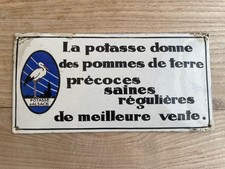 Plaque émaillée potasse d'occasion  La Ciotat