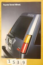 Toyota tercel allrad d'occasion  Meyzieu