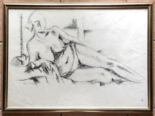 Disegno carboncino nudo usato  Trevenzuolo